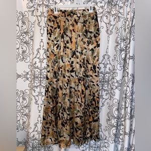 Windsor Leopard print wide leg pants